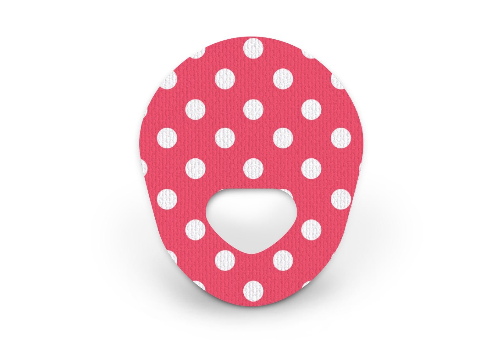 Red Polka Dot Patch for Guardian Enlite diabetes CGMs and insulin pumps