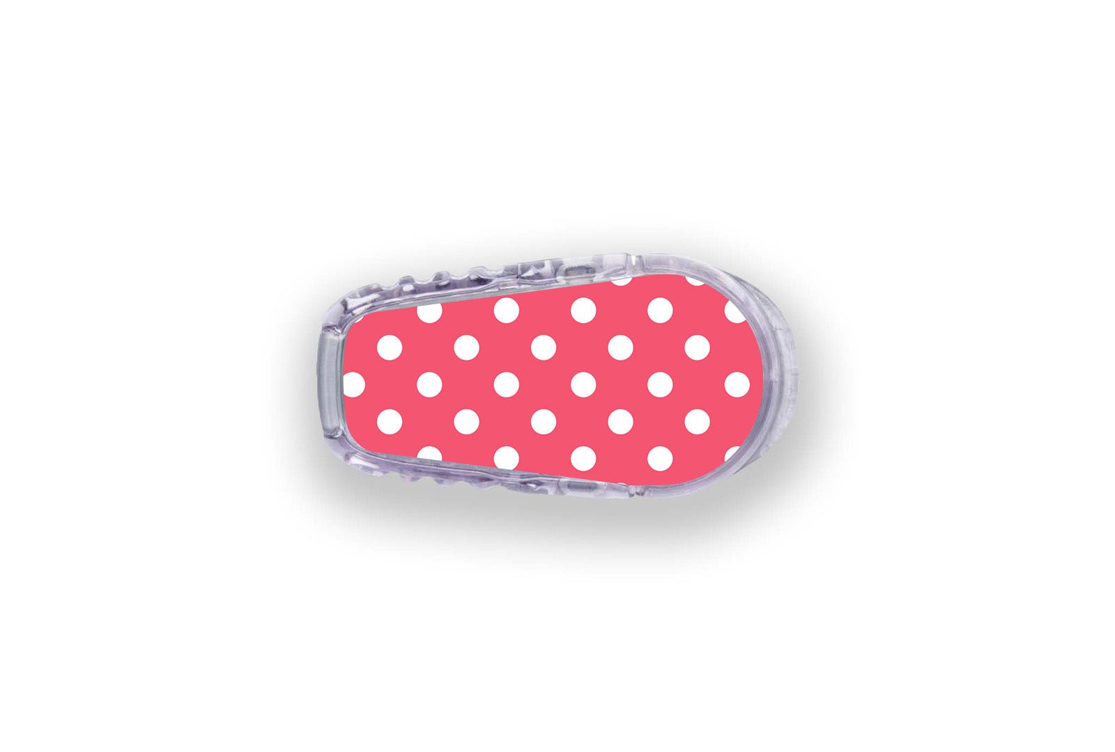 Red Polka Dot Sticker for Novopen 4, 5, 6, or Echo diabetes supplies and insulin pumps