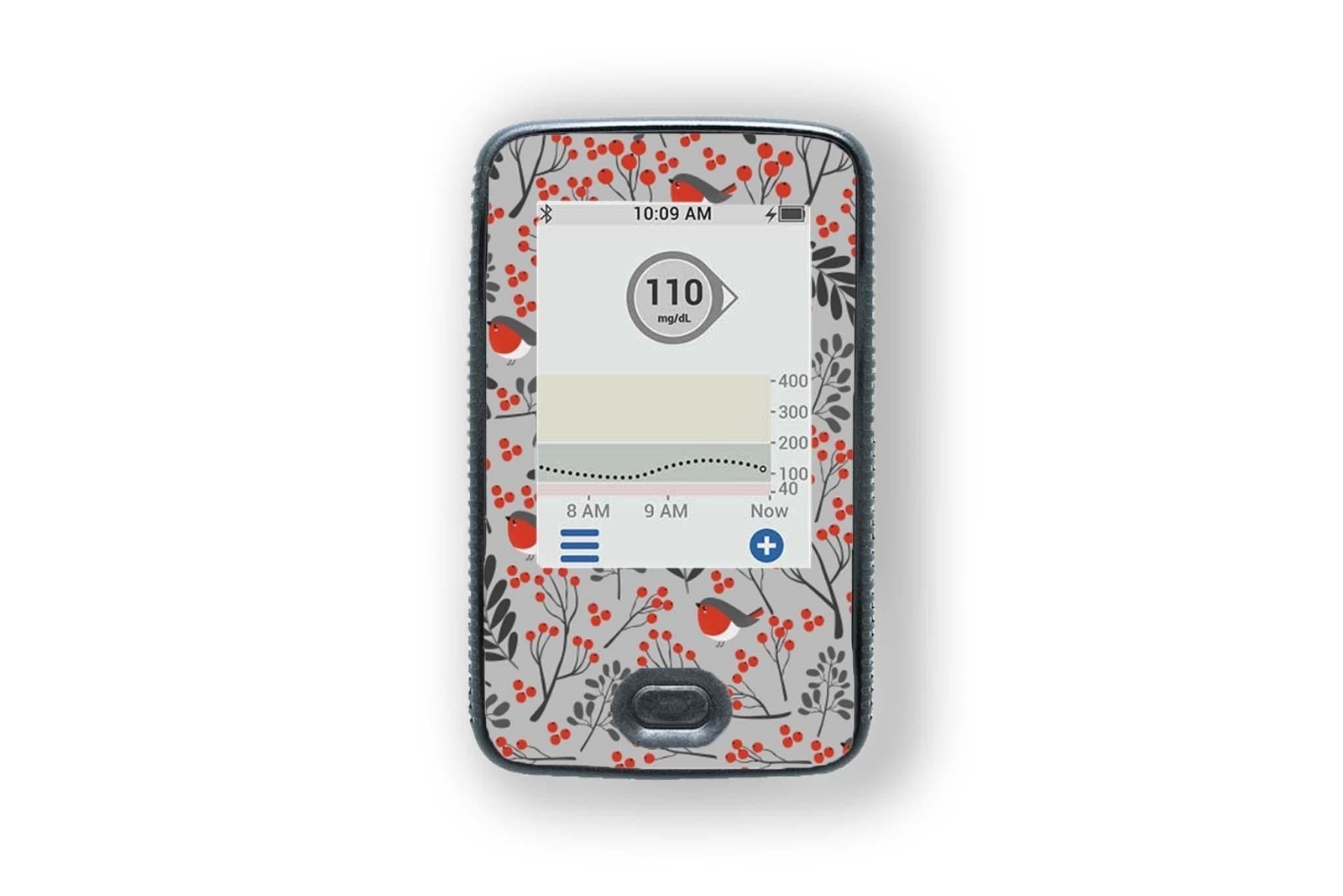Red Robin Stickers for Dexcom G6 / One Receiver diabetes CGMs and insulin pumps
