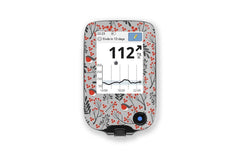 Red Robin Stickers for Freestyle Libre Reader diabetes CGMs and insulin pumps