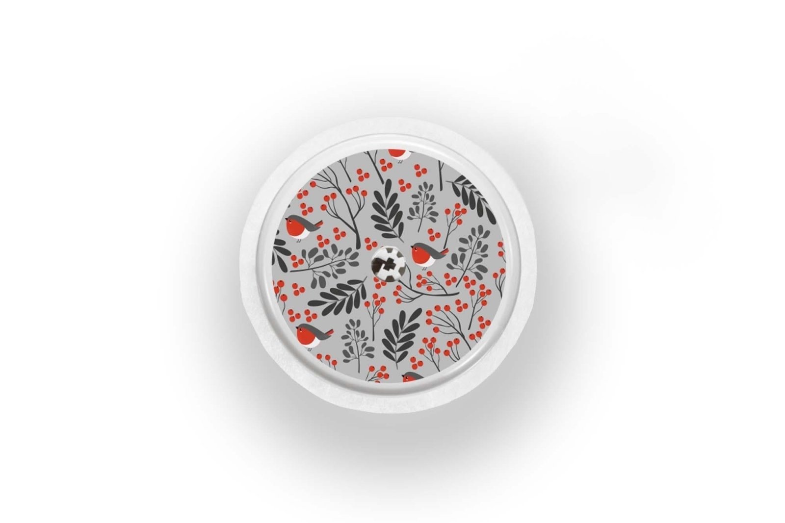 Red Robin Stickers for Freestyle Libre 1, 2, or 2+ diabetes CGMs and insulin pumps