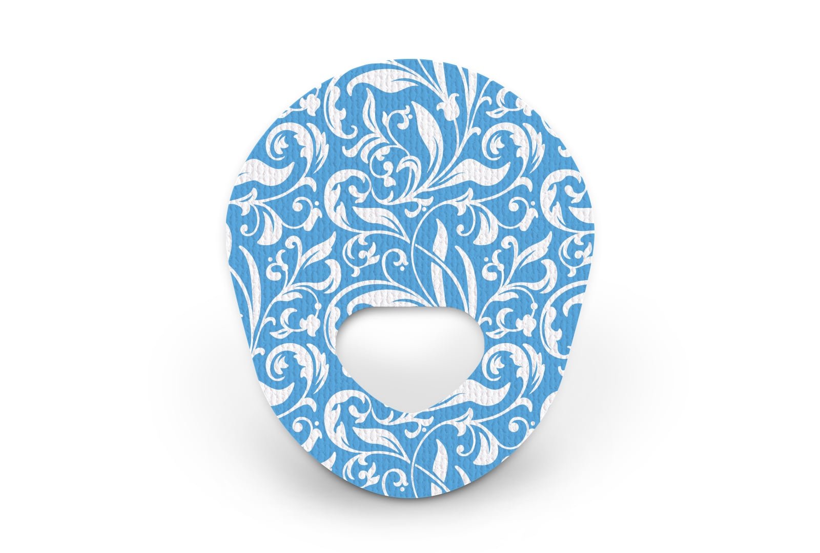Royal White Flowers Patch for Guardian Enlite diabetes CGMs and insulin pumps
