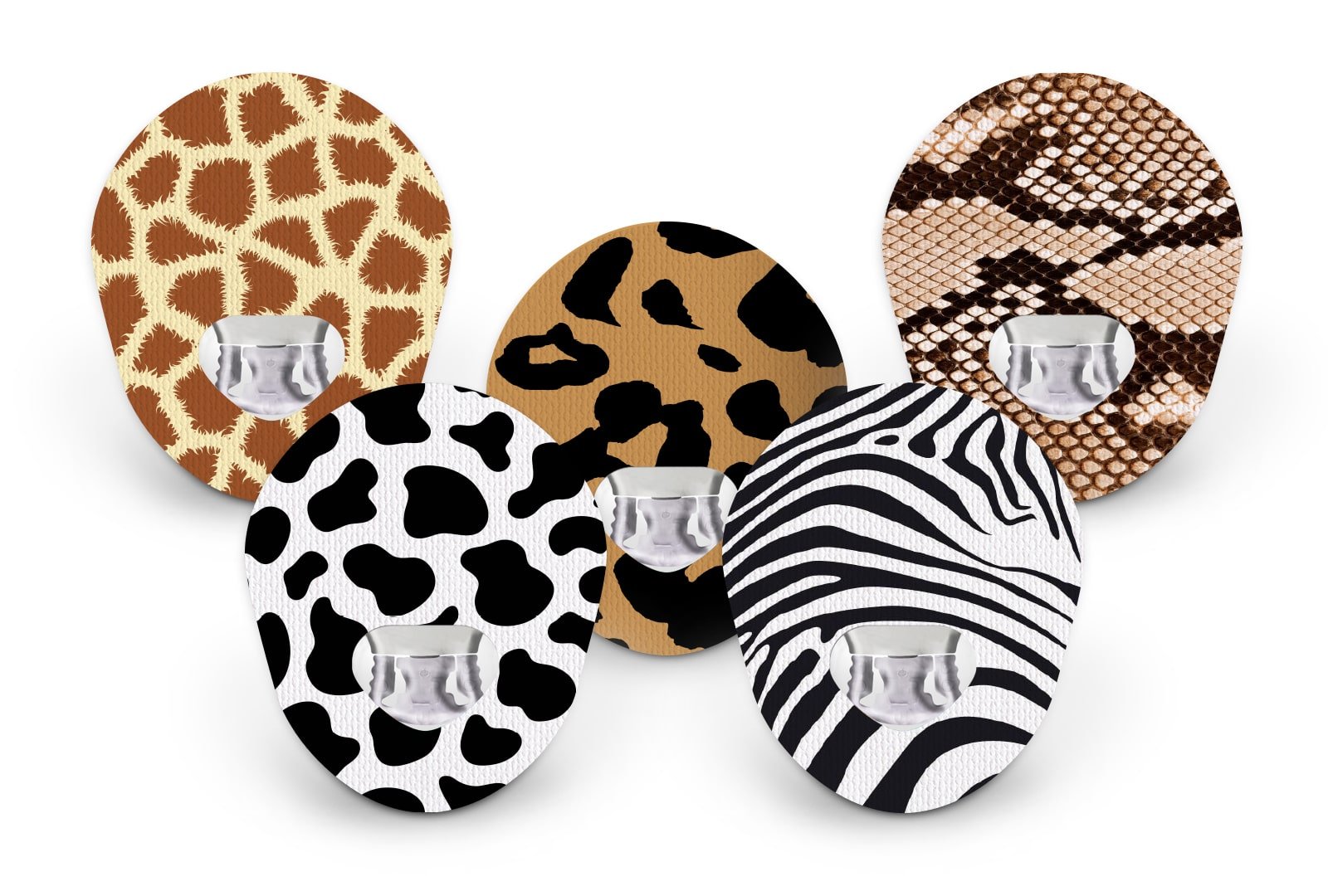 Safari Patch Pack for Guardian Enlite - 5 Pack diabetes CGMs and insulin pumps