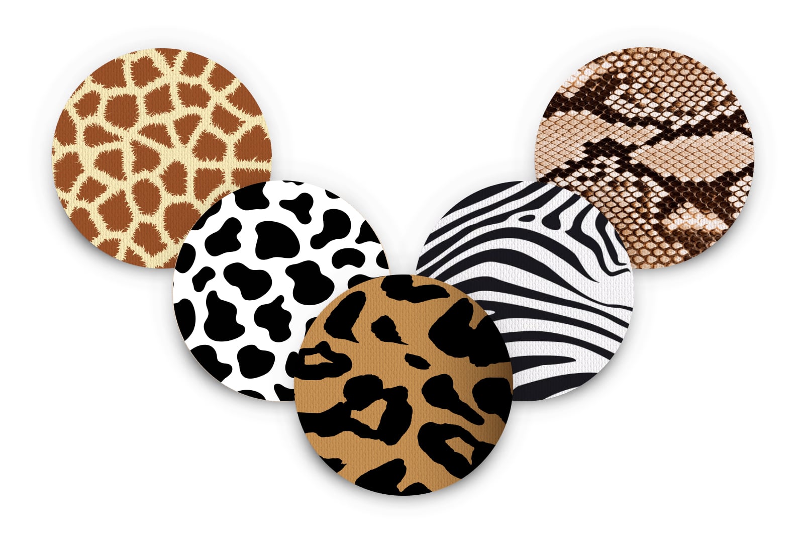 Safari Patch Pack for Overpatch - 5 Pack diabetes CGMs and insulin pumps