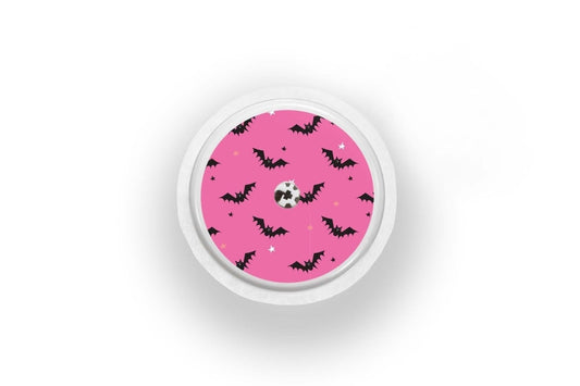 Scary Bats Sticker - Freestyle Libre 1, 2, or 2+ for diabetes CGMs and insulin pumps