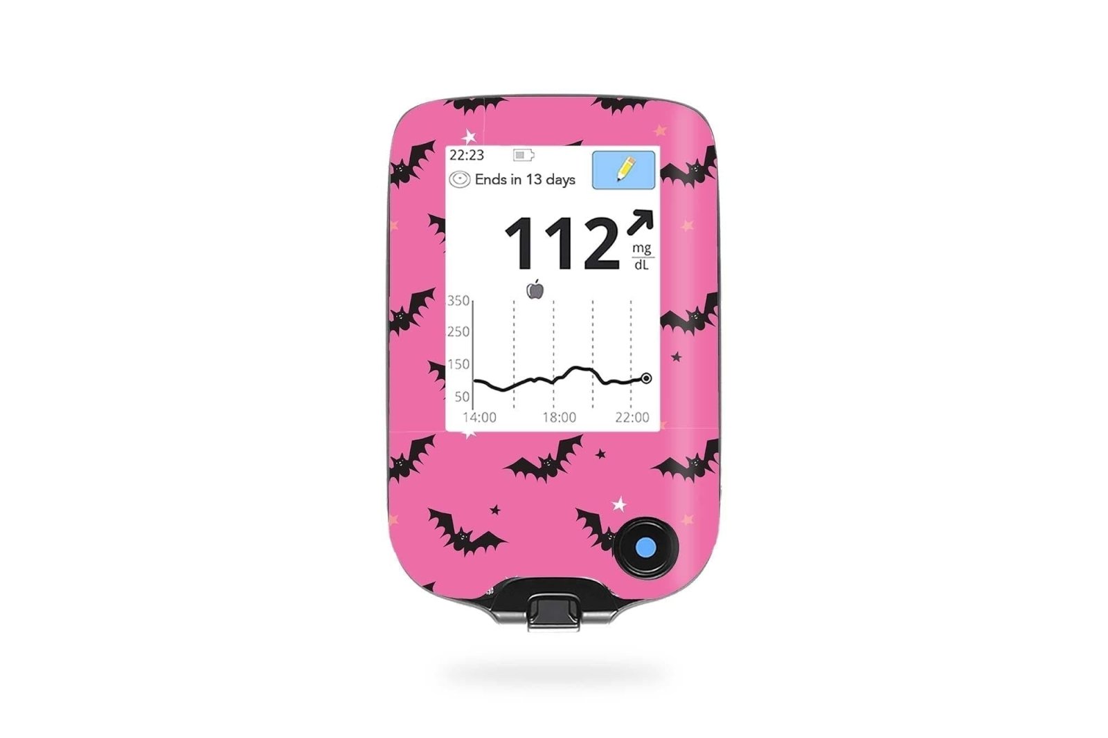 Scary Bats Sticker - Freestyle Libre Reader for diabetes CGMs and insulin pumps