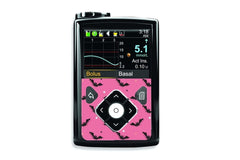 Scary Bats Sticker - Medtronic Minimed 640g, 680g, 780g for diabetes CGMs and insulin pumps