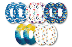 Seaside Patch Pack for Dexcom G6 - 10 Pack diabetes CGMs and insulin pumps