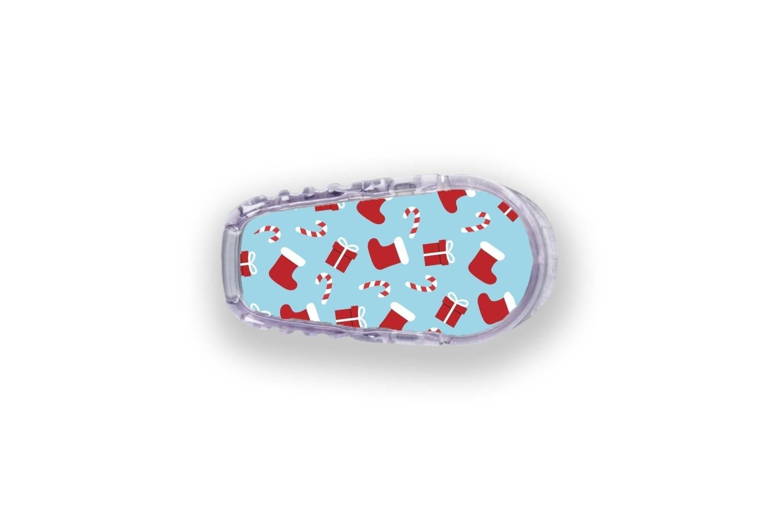 Secret Santa Stickers for Dexcom G6 / One Sensor diabetes CGMs and insulin pumps