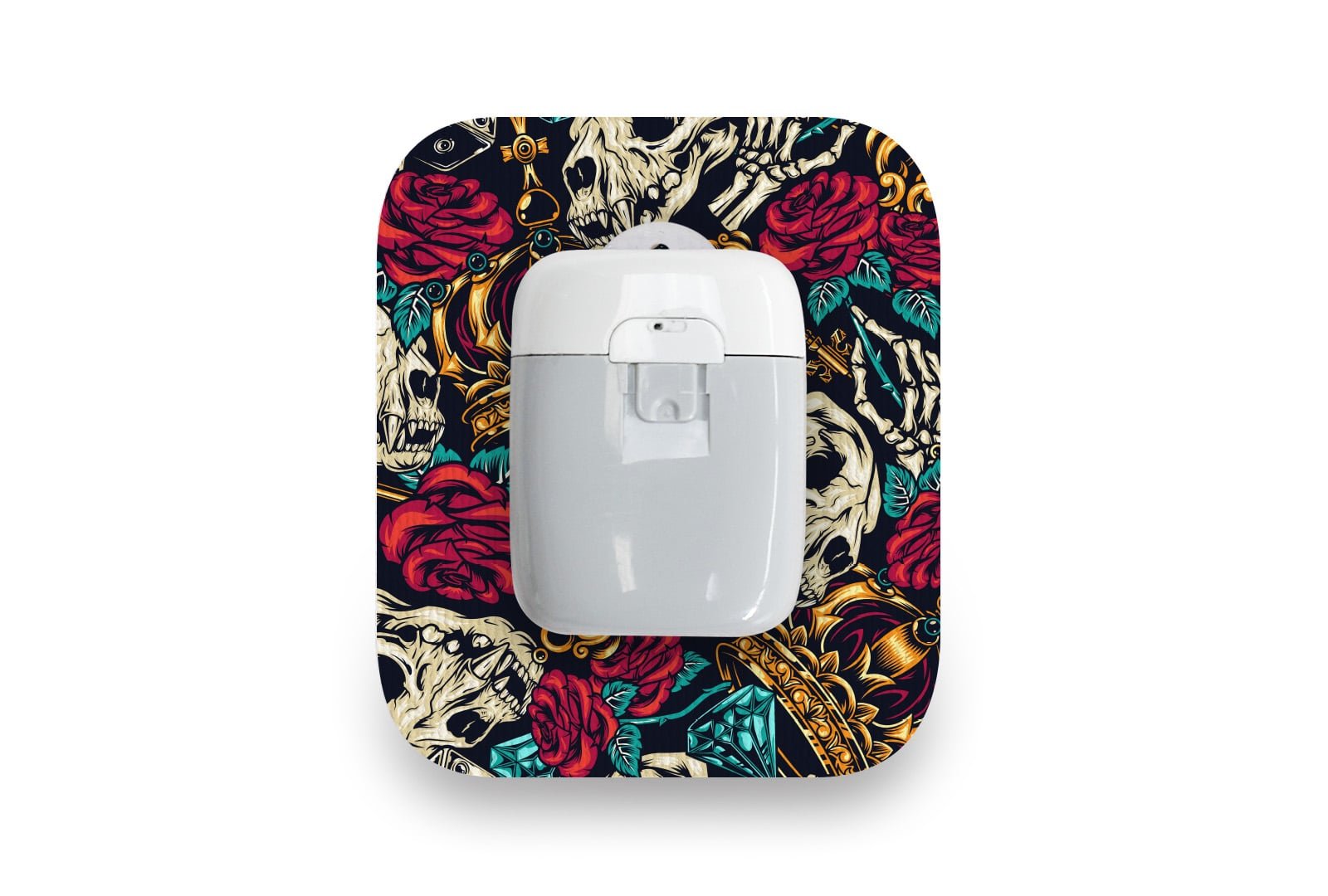 Skulls & Roses Patch - Medtrum Pump for Single diabetes supplies and insulin pumps