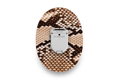 Snake Print patch for Glucomen Day diabetes CGMs and insulin pumps