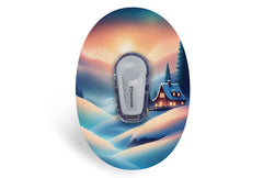 Snowy Cabin Patch - Dexcom G6 / One for Single diabetes supplies and insulin pumps