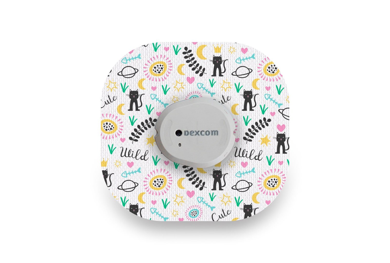 Space Cats Patch for Dexcom G7 / One+ diabetes CGMs and insulin pumps