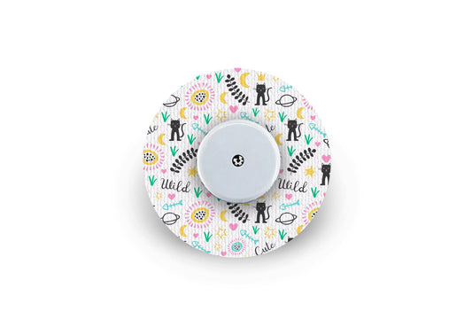 Space Cats Patch for Freestyle Libre diabetes CGMs and insulin pumps