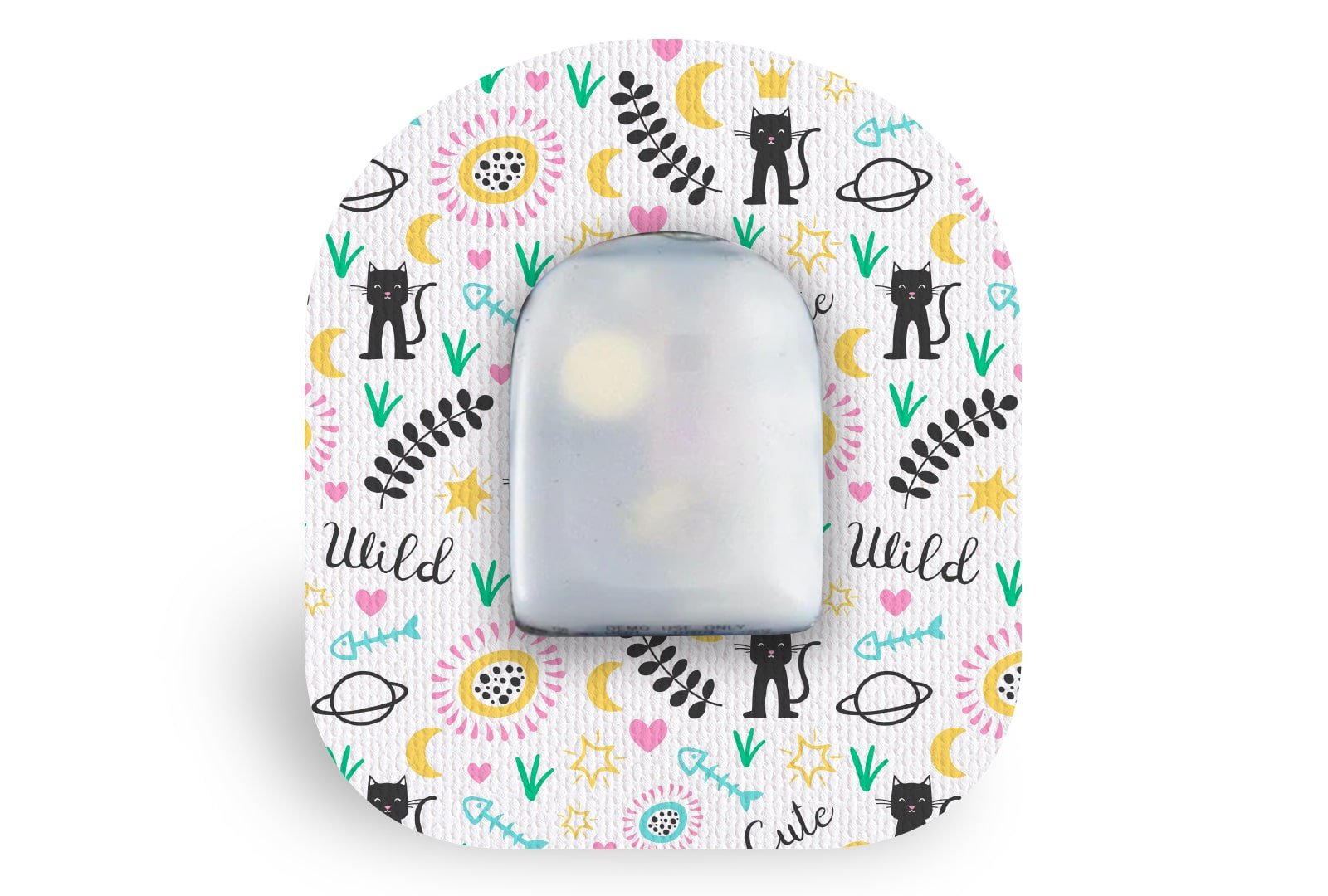 Space Cats Patch for Omnipod diabetes CGMs and insulin pumps