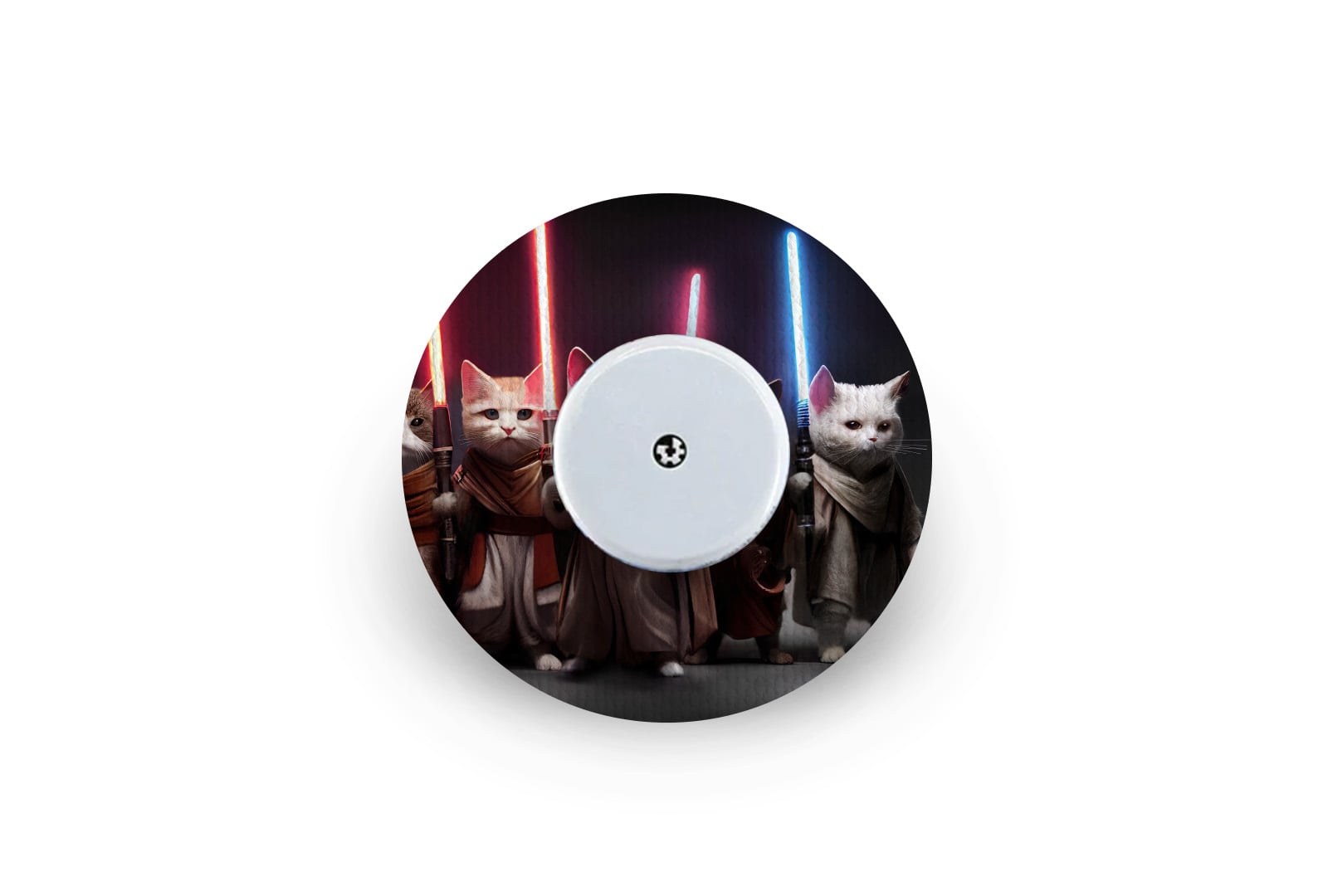 Space Wars Cat Patch for Freestyle Libre 2 diabetes supplies and insulin pumps