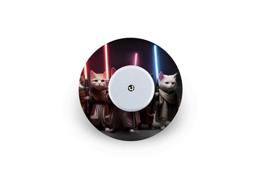 Space Wars Cat Patch for Freestyle Libre 2 diabetes supplies and insulin pumps