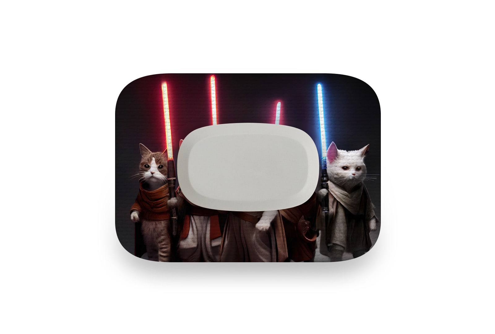 Space Wars Cat Patch for GlucoRX Aidex diabetes supplies and insulin pumps