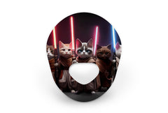 Space Wars Cat Patch for Guardian Enlite diabetes supplies and insulin pumps