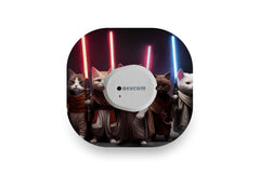 Space Wars Cat Patch for Dexcom G7 / One+ diabetes supplies and insulin pumps