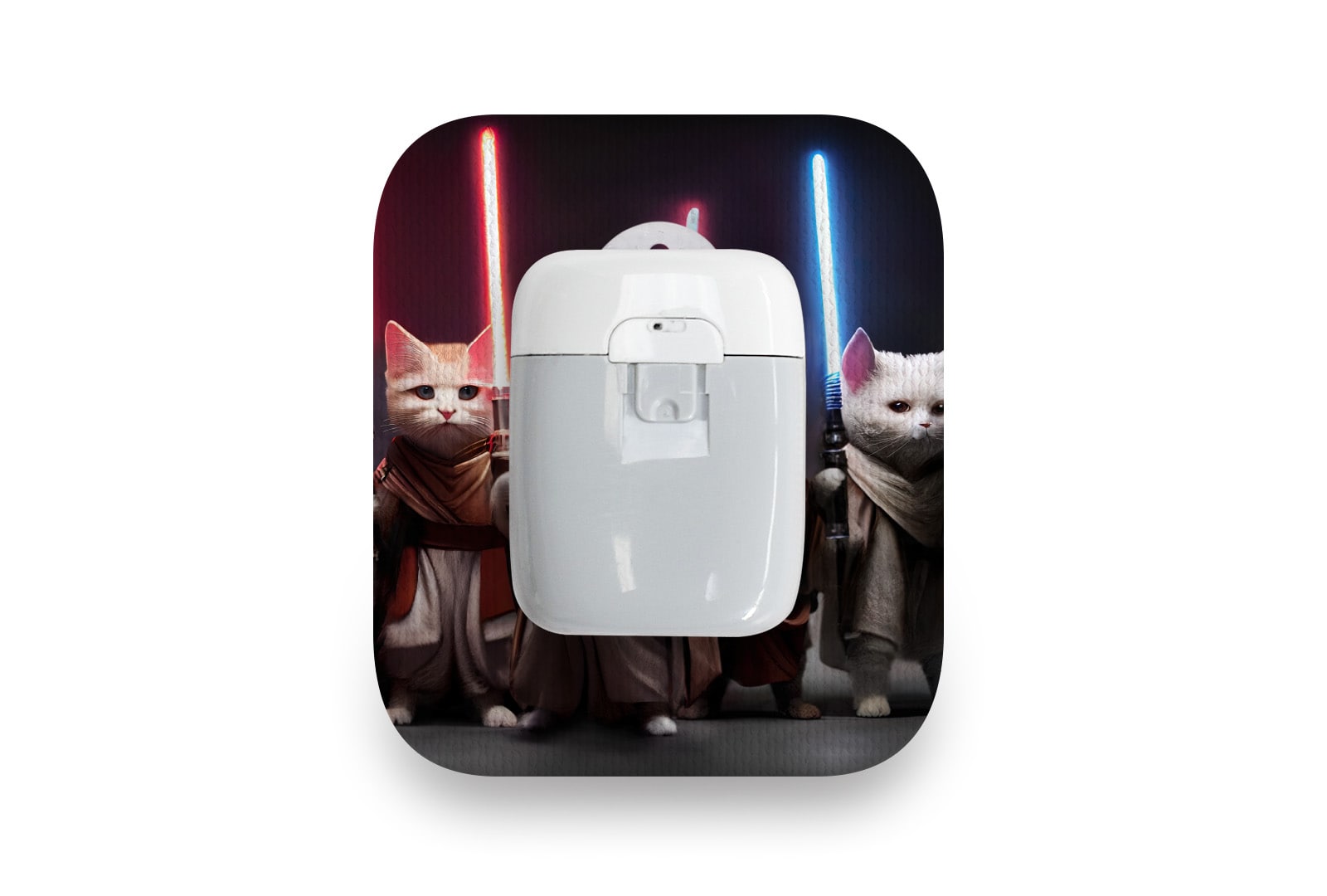 Space Wars Cat Patch for Medtrum Pump diabetes supplies and insulin pumps