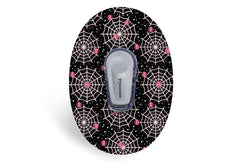 Sparkling Spider Web Patch for Dexcom G6 / One diabetes CGMs and insulin pumps