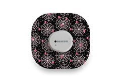 Sparkling Spider Web Patch for Dexcom G7 / One+ diabetes CGMs and insulin pumps