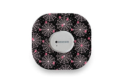 Sparkling Spider Web Patch for Dexcom G7 / One+ diabetes CGMs and insulin pumps