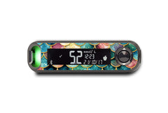 Sparkly Scales Sticker for Contour Next One diabetes supplies and insulin pumps