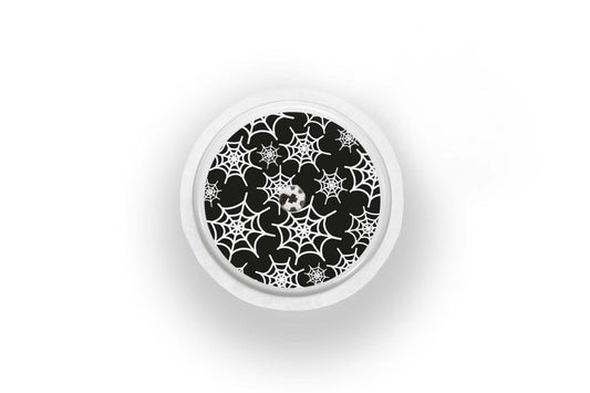 Spider Web Sticker - Freestyle Libre 1, 2, or 2+ for diabetes CGMs and insulin pumps