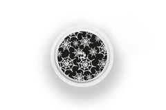 Spider Web Sticker - Freestyle Libre 1, 2, or 2+ for diabetes CGMs and insulin pumps