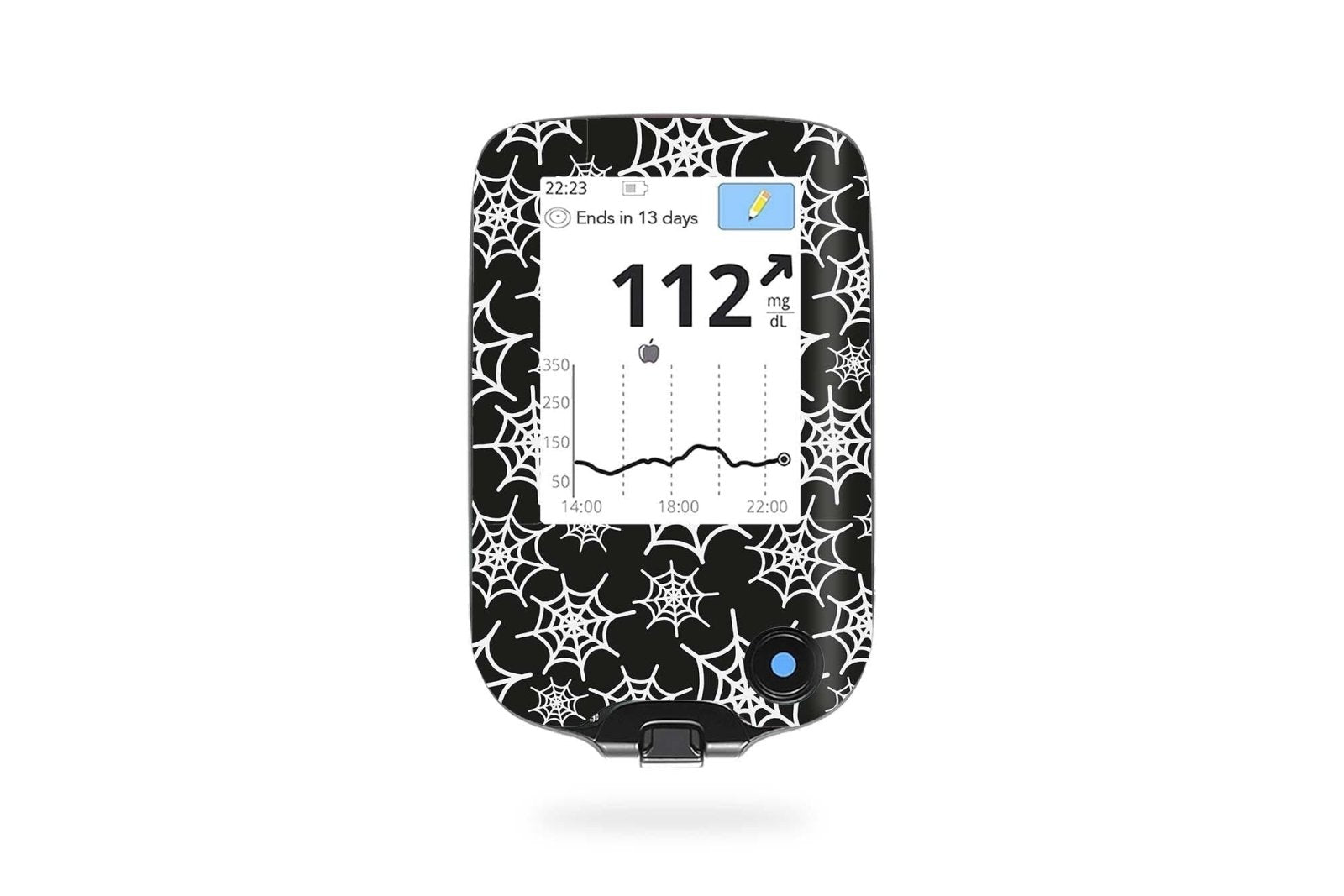 Spider Web Sticker - Freestyle Libre Reader for diabetes CGMs and insulin pumps
