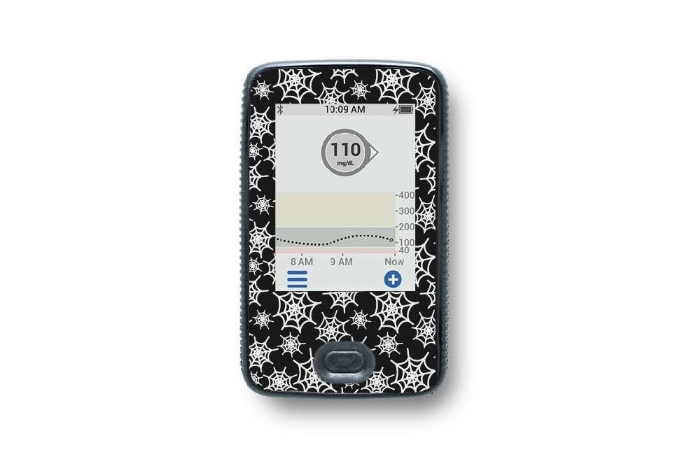Spider Web Sticker for Dexcom G6 / One Receiver diabetes CGMs and insulin pumps