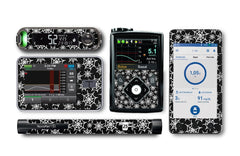 Spider Web Sticker for Novopen 4, 5, 6, or Echo diabetes CGMs and insulin pumps