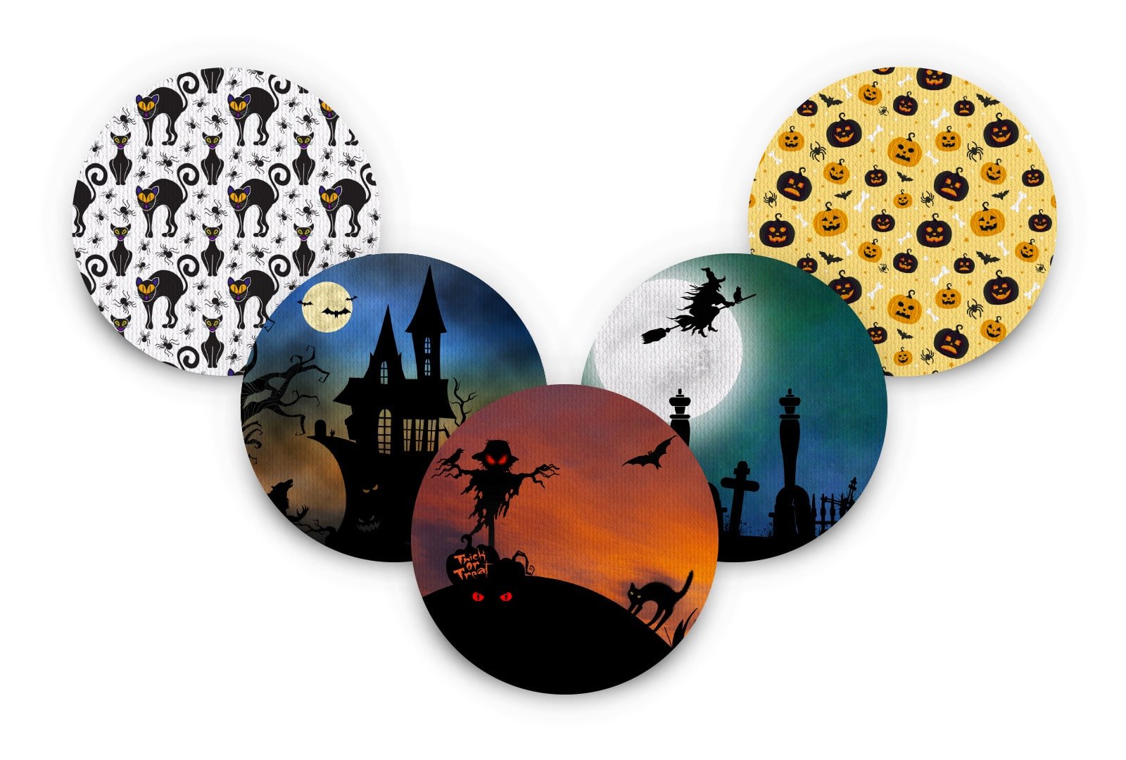 Spooky Patch Pack for Overpatch diabetes CGMs and insulin pumps