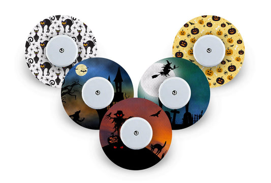 Spooky Patch Pack for Freestyle Libre 2 diabetes CGMs and insulin pumps