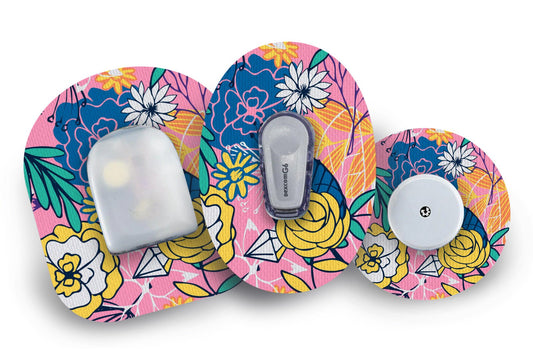 Springtime Bloom Patch for Freestyle Libre 2 diabetes supplies and insulin pumps