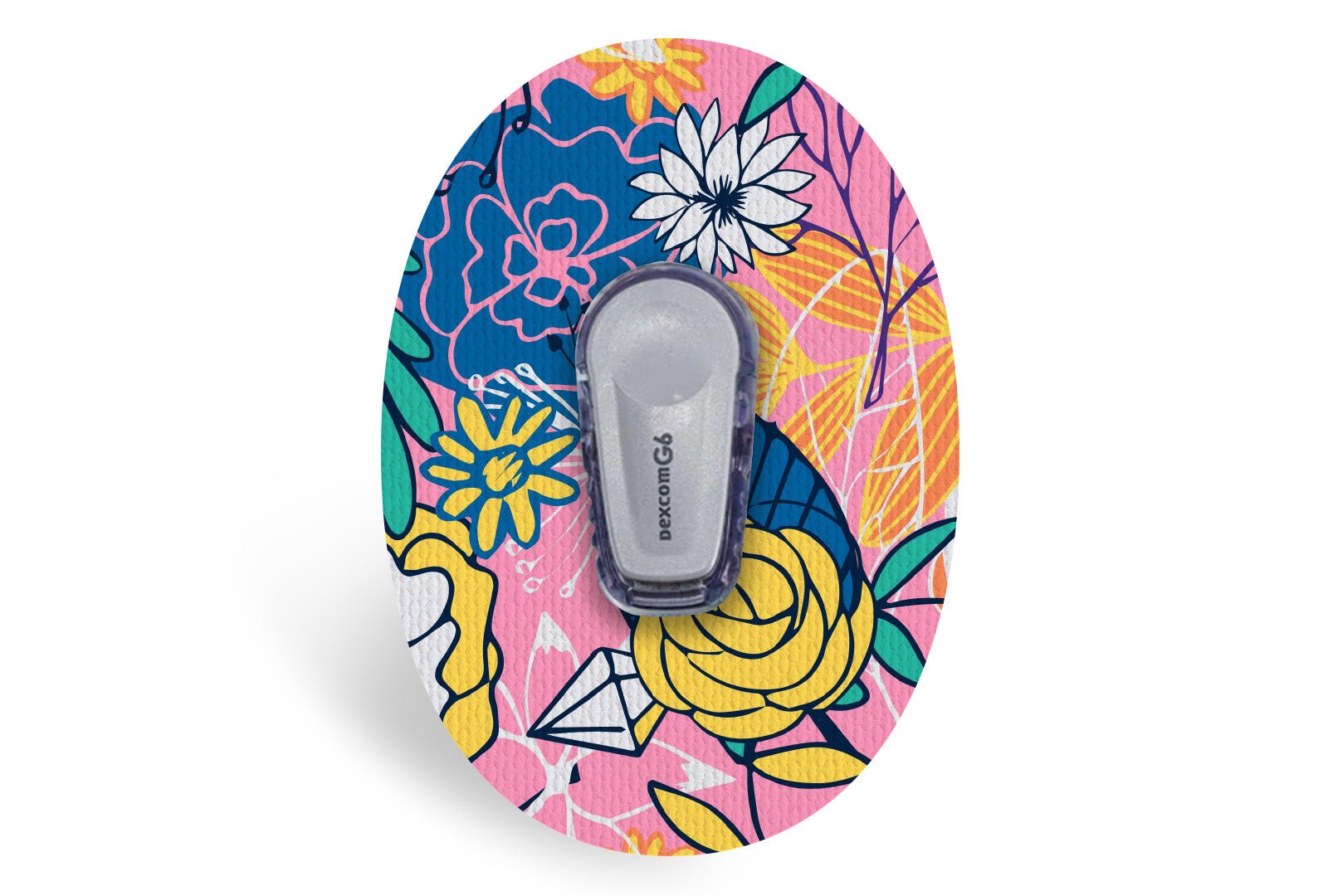 Springtime Bloom Patch for Dexcom G6 / One diabetes supplies and insulin pumps