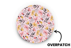 Star Lilies Patch for Freestyle Libre 3 diabetes CGMs and insulin pumps