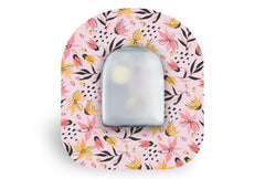 Star Lilies Patch for Omnipod diabetes CGMs and insulin pumps