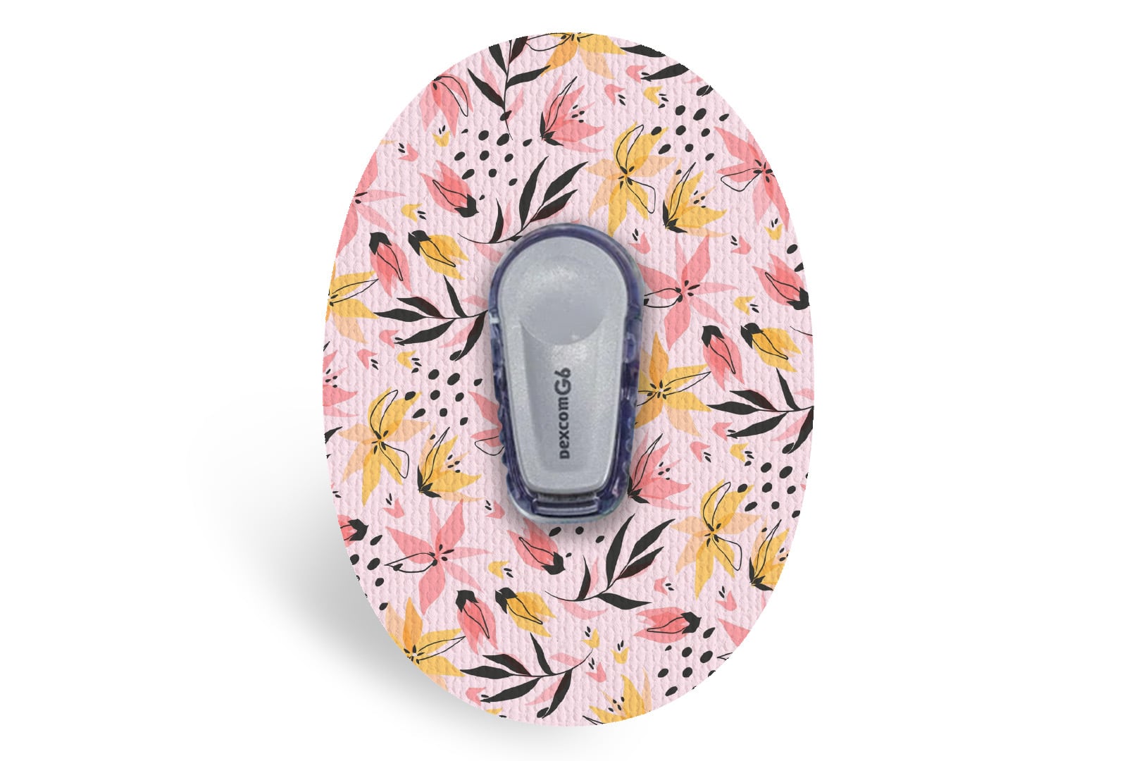 Star Lilies Patch for Dexcom G6 / One diabetes CGMs and insulin pumps