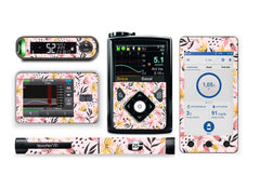 Star Lilies Sticker for Novopen 4, 5, 6, or Echo diabetes supplies and insulin pumps