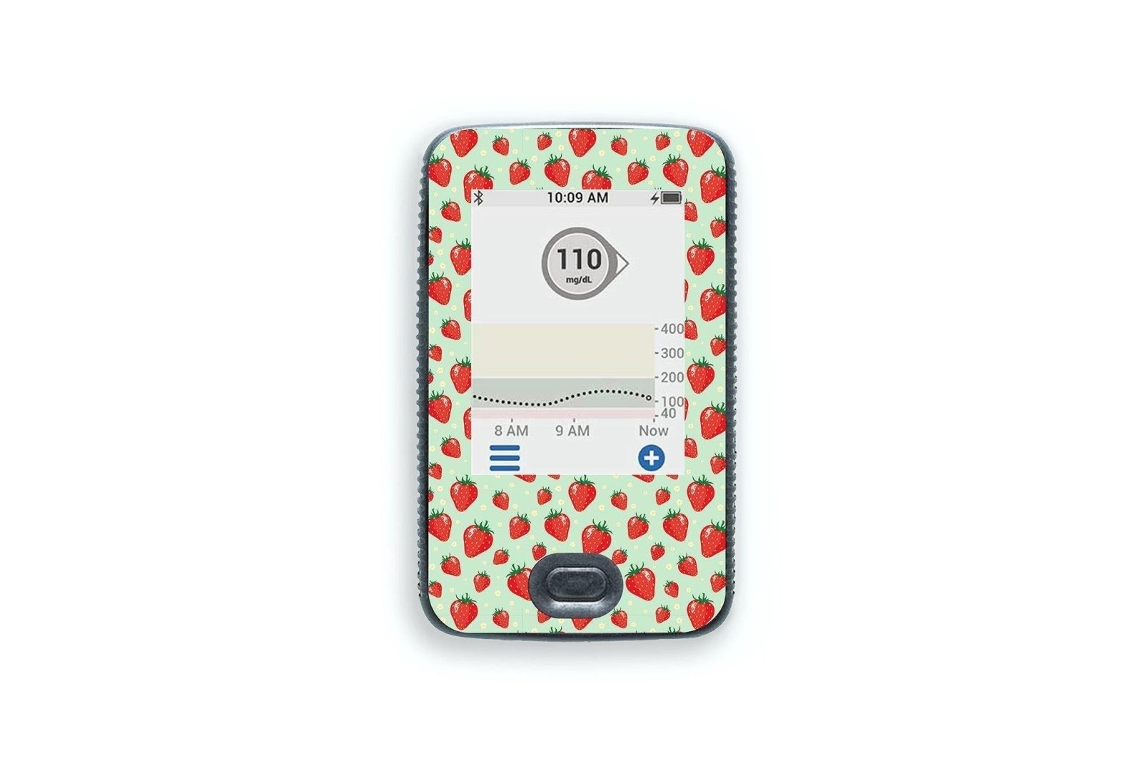 Strawberries Sticker - Dexcom G6 / One Receiver for diabetes CGMs and insulin pumps
