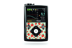 Strawberries Sticker - Medtronic Minimed 640g, 680g, 780g for diabetes CGMs and insulin pumps