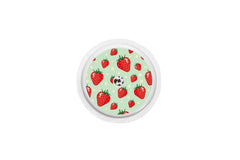 Strawberries Sticker for Freestyle Libre 1, 2, or 2+ diabetes CGMs and insulin pumps