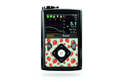 Strawberries Sticker for Medtronic Minimed 640g, 680g, 780g diabetes CGMs and insulin pumps