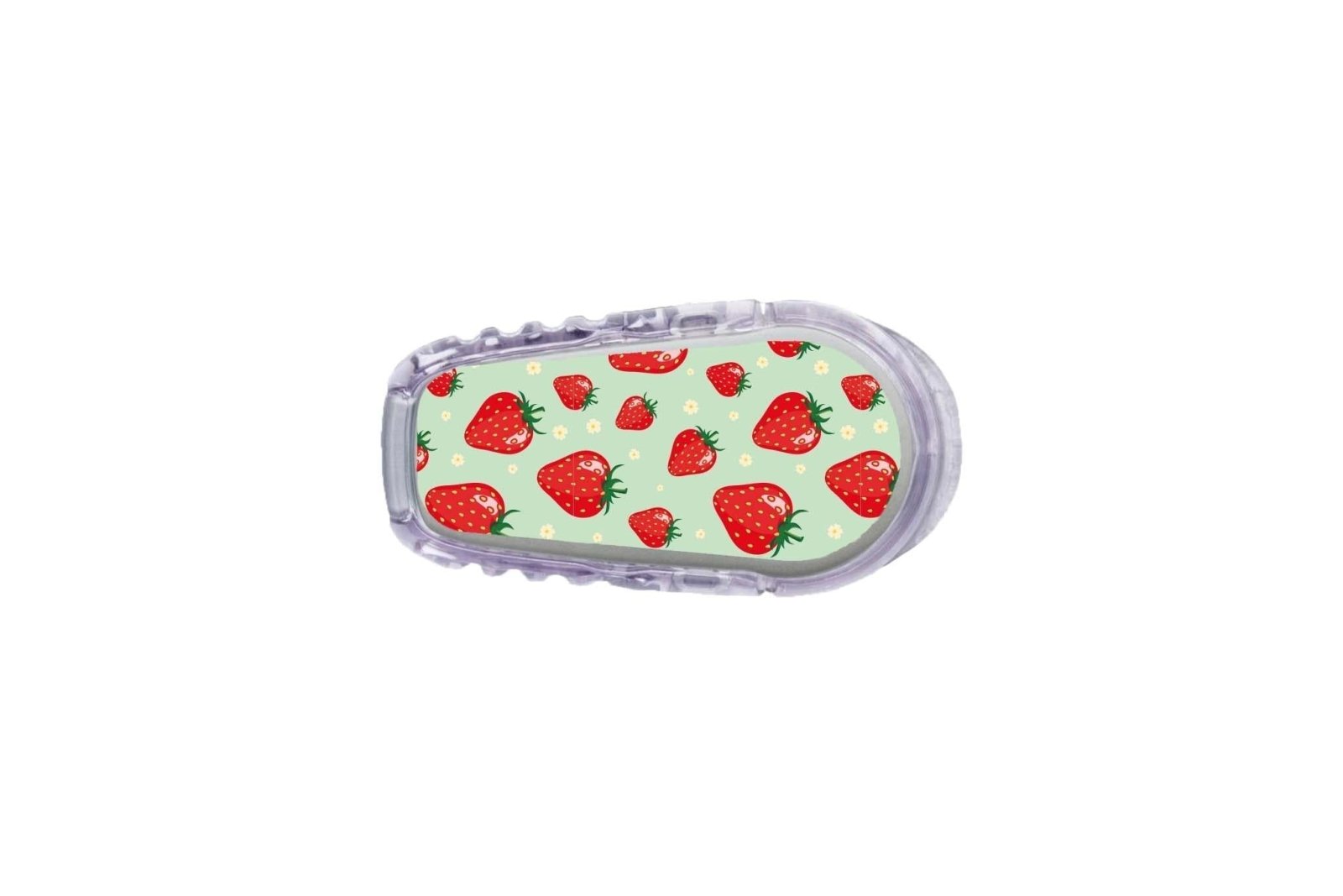 Strawberries Sticker for Dexcom G6 / One Sensor diabetes CGMs and insulin pumps