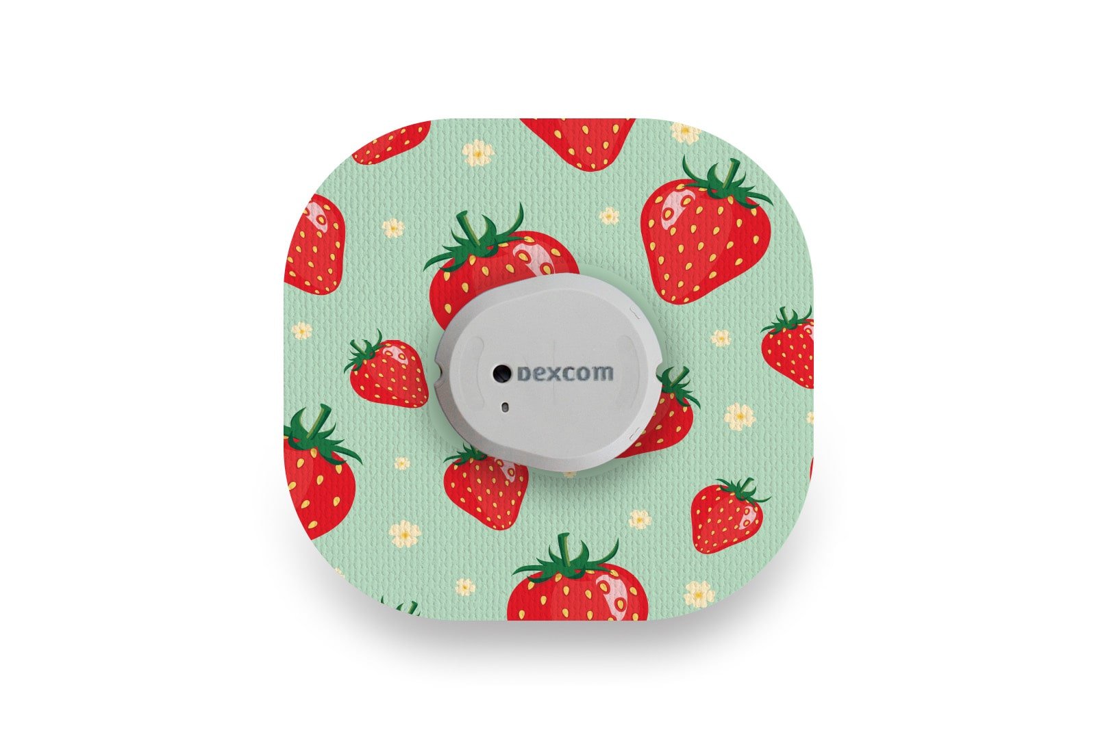 Strawberry Delight Patch for Dexcom G7 / One+ diabetes CGMs and insulin pumps