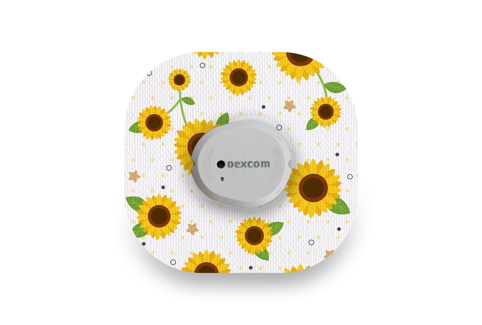 Sunflower Patch for Dexcom G7 / One+ diabetes CGMs and insulin pumps