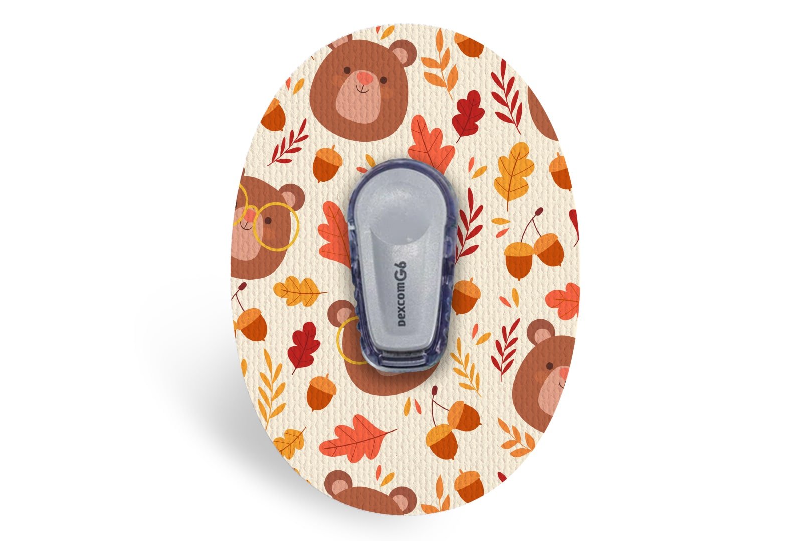 Teddy Bear Patch - Dexcom G6 / One for Single diabetes CGMs and insulin pumps